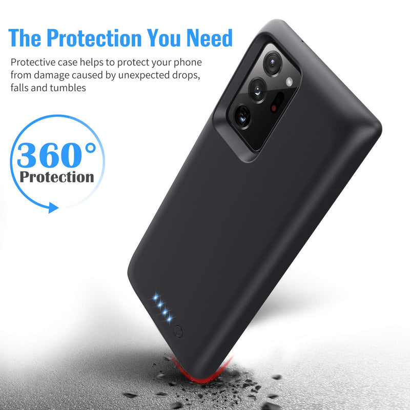  [AUSTRALIA] - Battery Case for Samsung Galaxy Note 20 Ultra,[8500mAh] Protective Portable Charging Case Rechargeable Charger Case Extended Battery Pack for Samsung Galaxy Note 20 Ultra 5G (6.9 inch)