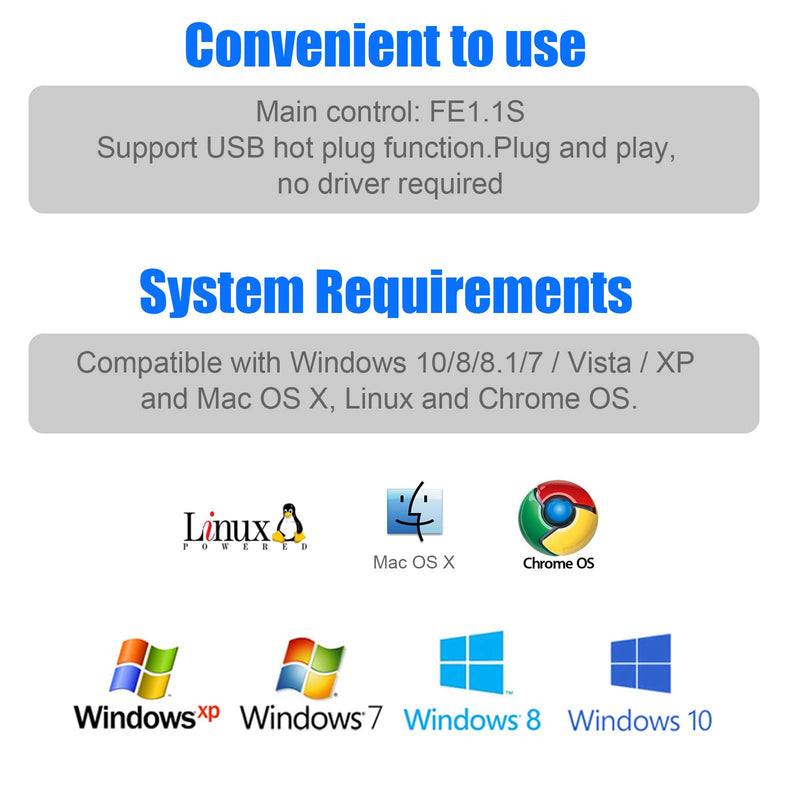 MZHOU USB 2.0 9PIN to Dual 9PIN Hub Adapter Card FE1.1S Control PCB Board High-Performance Support Windows 10/8/8.1/7 / Vista/XP, Mac, Linux, Chrome OS USB2.0 Hub 9PIN - LeoForward Australia