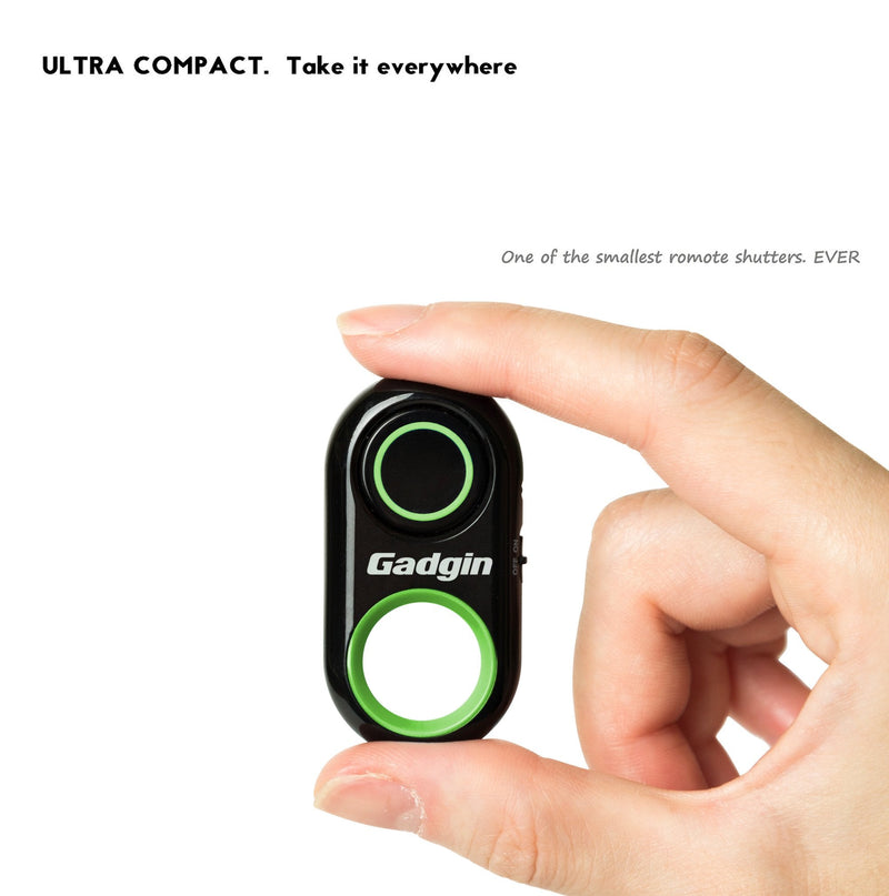  [AUSTRALIA] - Premium Selfie Remote Control Camera Shutter Release – Amazing Video, Photo Wireless – for iPhone, iPad, Samsung Galaxy, Note, Tab, HTC, Moto, Android & iOS, Phone & Tablet (Green)