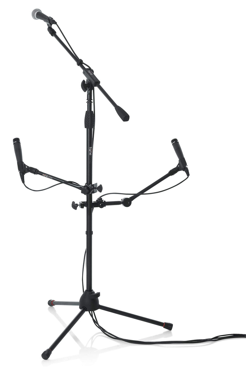  [AUSTRALIA] - Gator Frameworks Accessory Mount for Microphone stands; Fits up to 4 Accessories ( GFW-MIC-MULTIMOUNT ) Multi-Mount