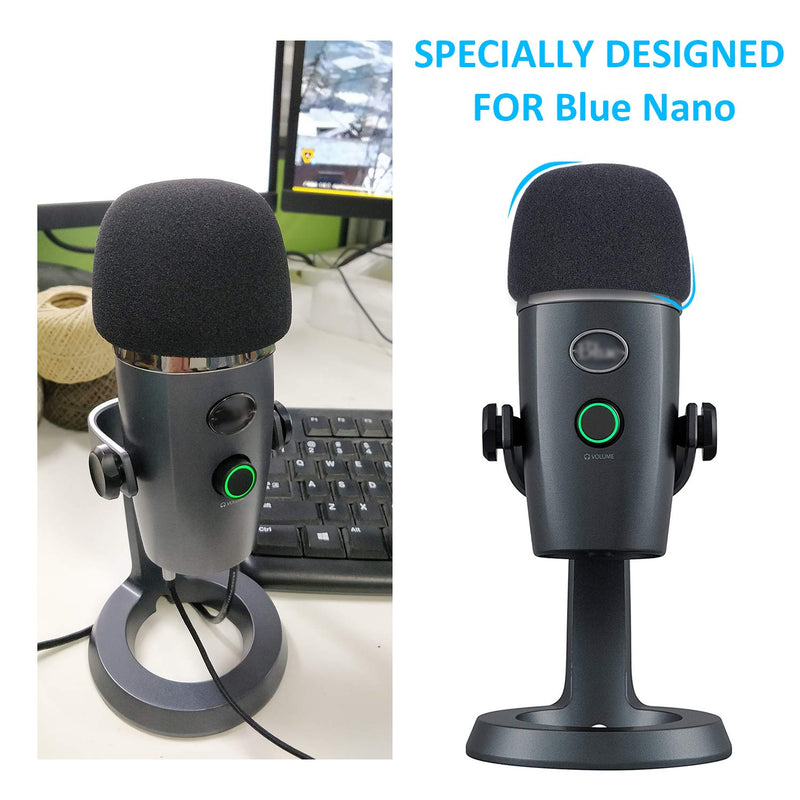  [AUSTRALIA] - Yeti Nano Mic Stand with Pop Filter - Microphone Boom Arm Stand with Foam Cover Windscreen for Blue Yeti Nano Mic by YOUSHARES