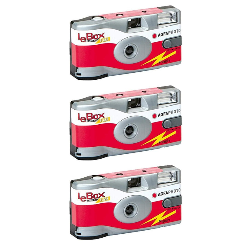  [AUSTRALIA] - AgfaPhoto 601020 LeBox 400 27 Camera Flash (Flash 3-Pack) Flash 3-Pack