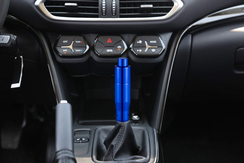  [AUSTRALIA] - Bashineng Car Auto Shift Knob with Push Button, Transmission Gear Stick Shifter Head for Most Automatic Vehicle (Blue) blue