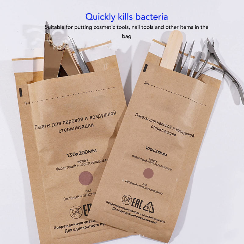  [AUSTRALIA] - Sterilization bags, sterilization bags, sterilization bags for nail tools, bags, craft bags, paper, power instruments, self-sealing with indicator, dental disposable, sterilization and infection