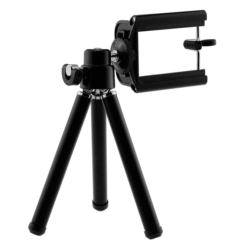  [AUSTRALIA] - Tripod Kit - Universal Adjustable Including Tripod/Universal Phone Holder/Velvet Phone Bag/Microfiber Cleaning Cloth - Suitable for iPhone, Samsung and Most Other Phones