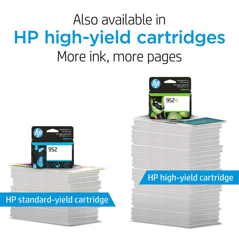  [AUSTRALIA] - Original HP 952XL Black High-yield Ink Cartridge | Works with HP OfficeJet 8702, HP OfficeJet Pro 7720, 7740, 8210, 8710, 8720, 8730, 8740 Series | Eligible for Instant Ink | F6U19AN