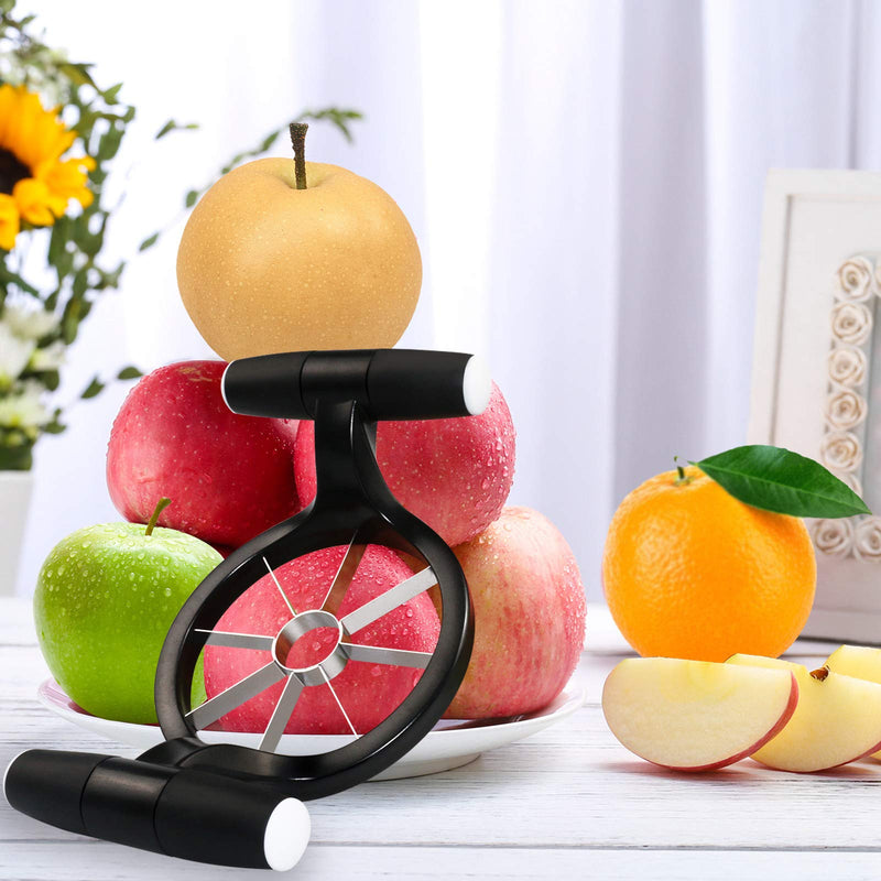  [AUSTRALIA] - LIANGKEN Apple Slicer and Corer Tool, Professional Apple Cutter 8 Slices with Stainless Steel Blade, Apple Divider with Comfortable Handle, Durable and Sturdy, Fruit Slicer