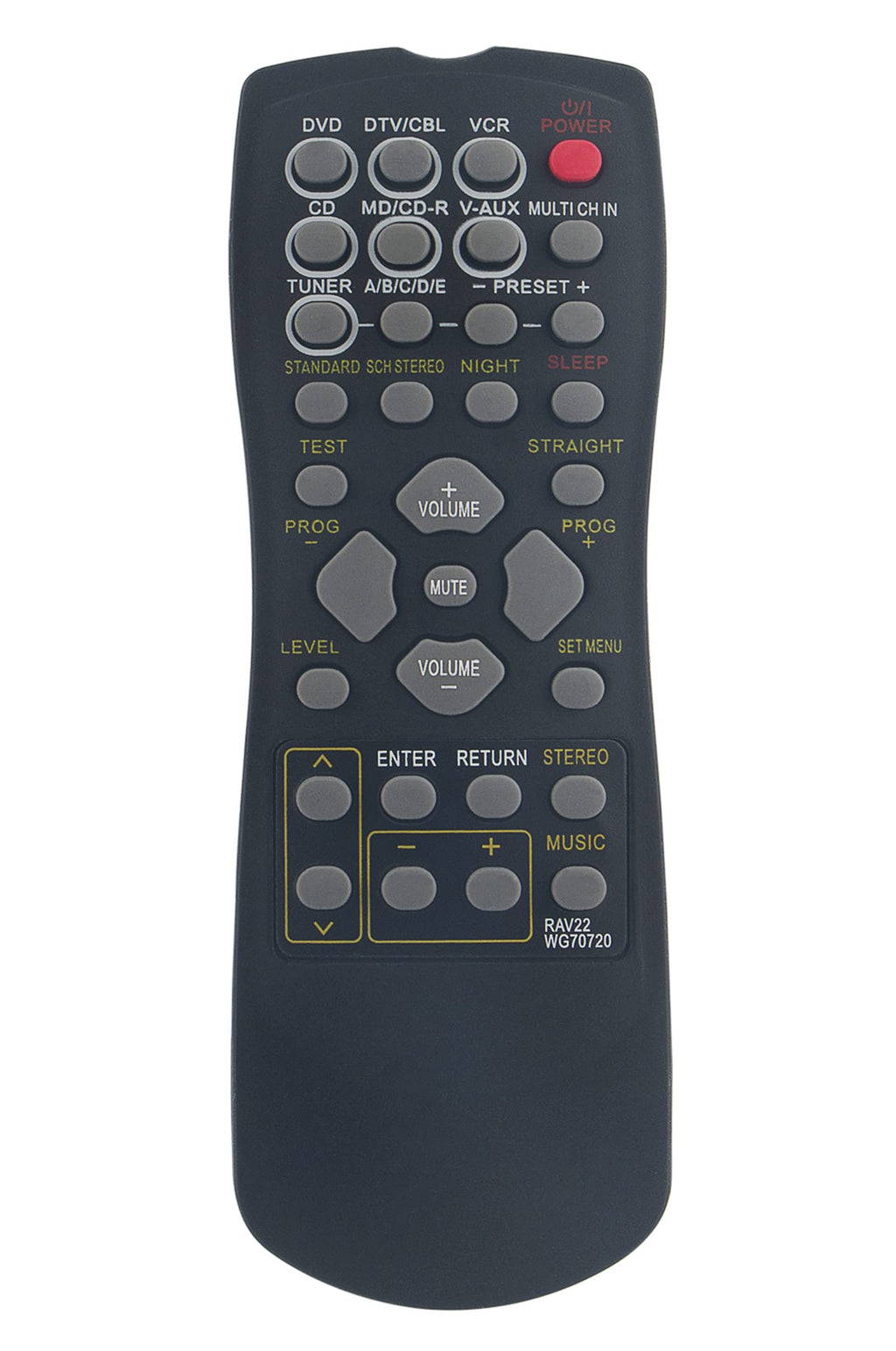  [AUSTRALIA] - RAV22 WG70720 Replace Remote Control Compatible with Yamaha AV Receiver RX-V357 HTR-5830 RX-V340RDS HTR-5630RDS RX-V350 RX-V359 HTR5930 HTR5940