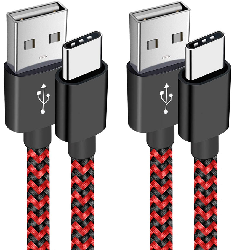  [AUSTRALIA] - VOTY USB-C Type C Data Sync Charger Power Cable 6FT for GoPro Hero 5 Session Hero 6 7 2018,Samsung Galaxy Note 9 8 S10 Plus S10E S9 Plus S8 Plus LG G8 G7 V40,Black White Silver CHDHS-501 Charging Cord