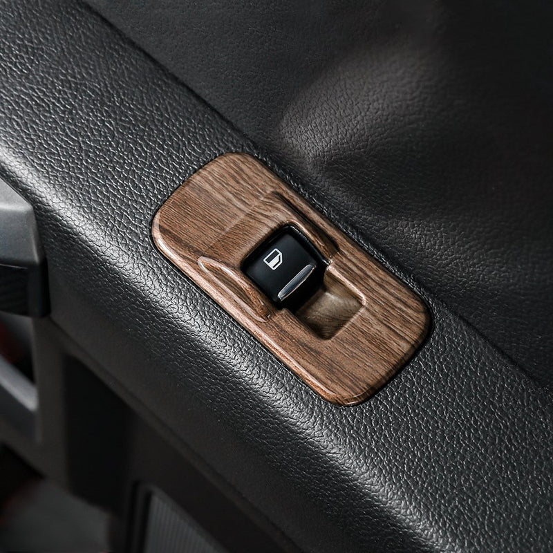  [AUSTRALIA] - Voodonala Wood Grain Window Lift Panel Switch Covers Trim for 2015 2016 2017 2018 Ford F150 Accessories