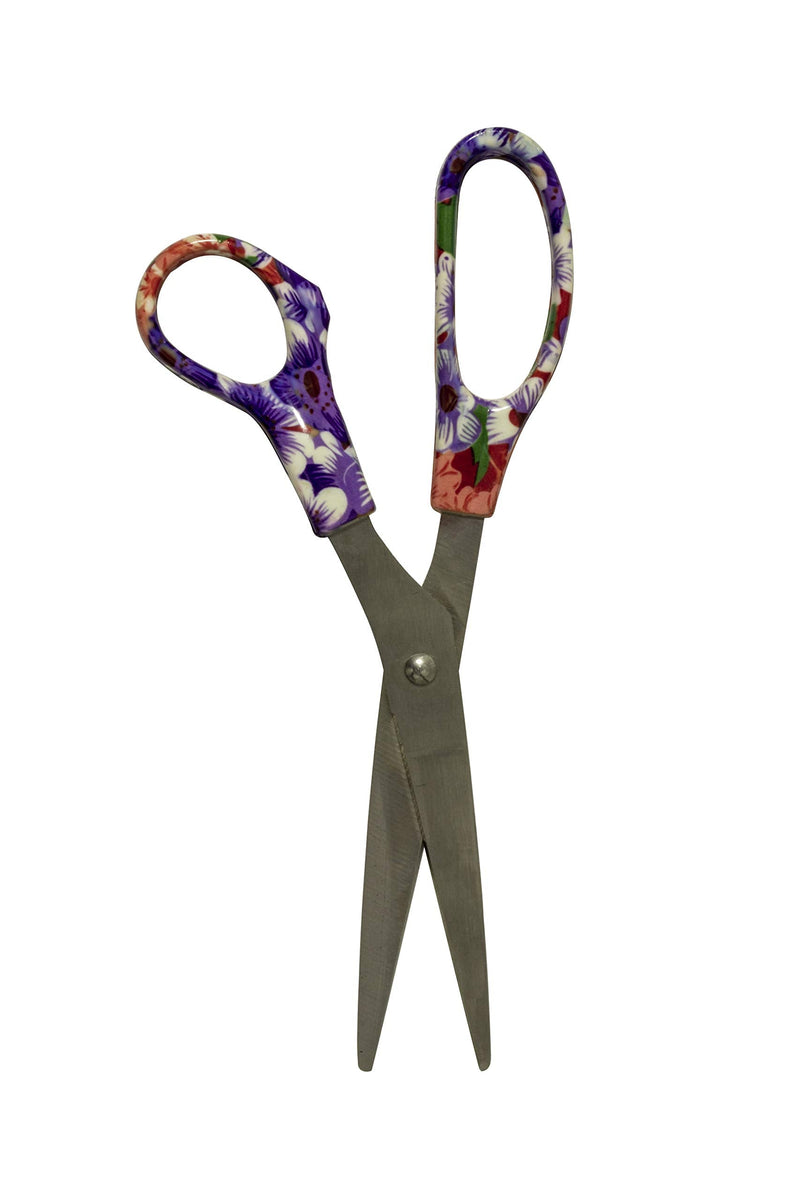  [AUSTRALIA] - Premium 8.3" Office/Home/School Scissor, Comfortable Printed Handles with 3.55" Sharp Blades, Easy for Cutting Fabric, Rubber, Paper, for Handcraft, Tailor, Clipping, Trimming and Multipurpose