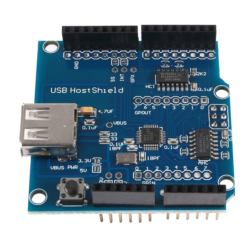  [AUSTRALIA] - USB Host Shield Compatible for Arduino MEGA 2560 1280 Support Google Android ADK & USB HUB Function