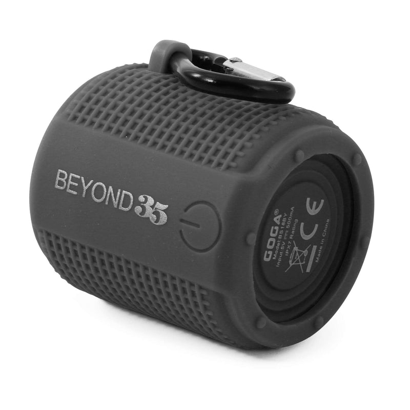 GOGA Mini Wireless Portable Bluetooth IPX7 Waterproof Outdoor Speaker - 3w Stereo Super Bass Output 3 Hour Play Time Beyond Edition (Black) for Home, Outdoors, Travel Black - LeoForward Australia