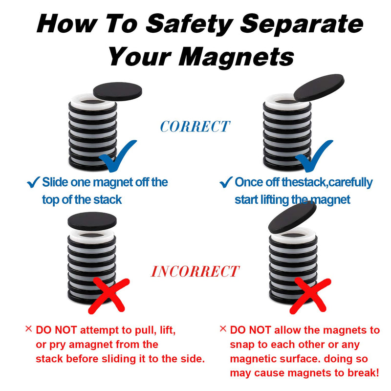 LOVIMAG Super Strong Neodymium Disc Magnets with Epoxy Coating, Powerful Permanent Rare Earth Magnets 1.26 inch x 1/8 inch, Pack of 16 - LeoForward Australia