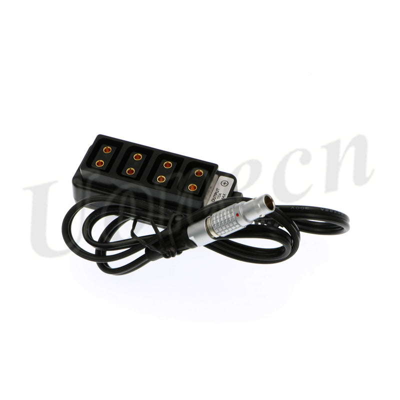  [AUSTRALIA] - Uonecn Splitter Cable for RED DSMC2 Jetpack RTmotion Sidekick 4 Port D-tap Female to FGG. 0B 2 pin Male