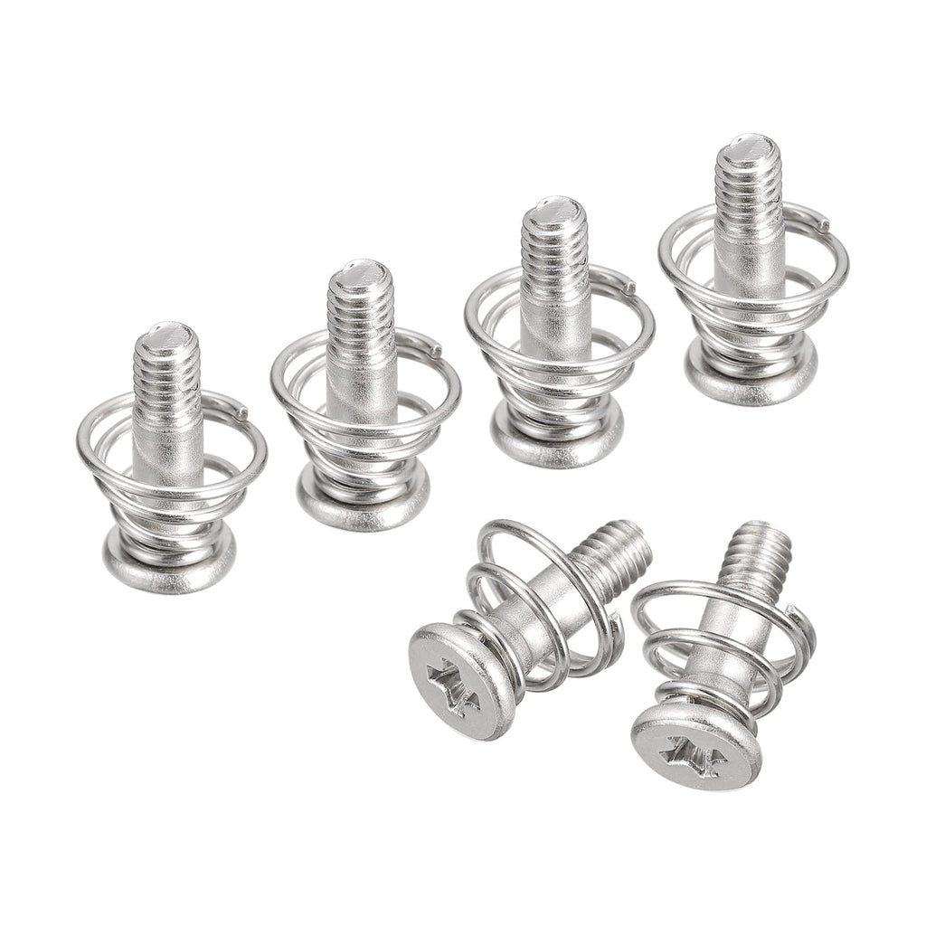  [AUSTRALIA] - uxcell Spring Screws, 10pcs M2.5x10mm 7mm Spring OD GPU Graphics Card Back Plate Heatsink Screws Computer Fan Fixed Screws M2.5x10x7mm 10