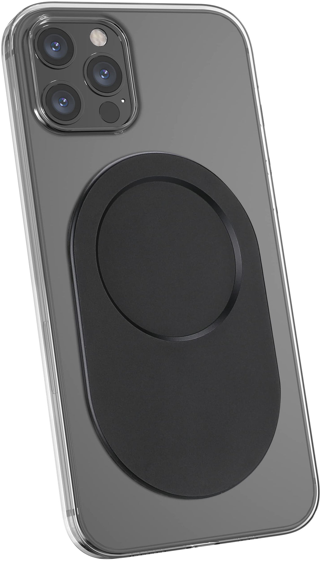  [AUSTRALIA] - metisinno Magnetic Base+ Compatible with PopSocket Phone Grips and iPhone MagSafe Cases, Black Base Plus