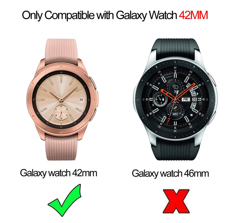 RuenTech Compatible with Samsung Galaxy Watch 42mm Case Cover, Scratch-Resistant Soft Flexible TPU Plated Protective Case Protector Shell Compatible for Galaxy Watch (42mm) SM-R810/SM-R815 6-Pack - LeoForward Australia