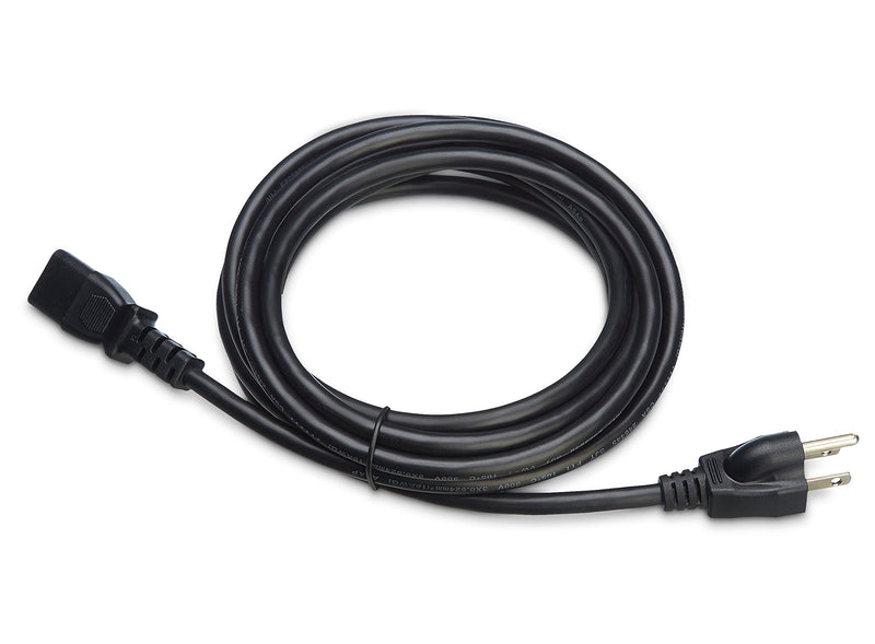 Amazon Basics Computer Monitor TV Replacement Power Cord - 12-Foot, Black 12' 1-Pack - LeoForward Australia