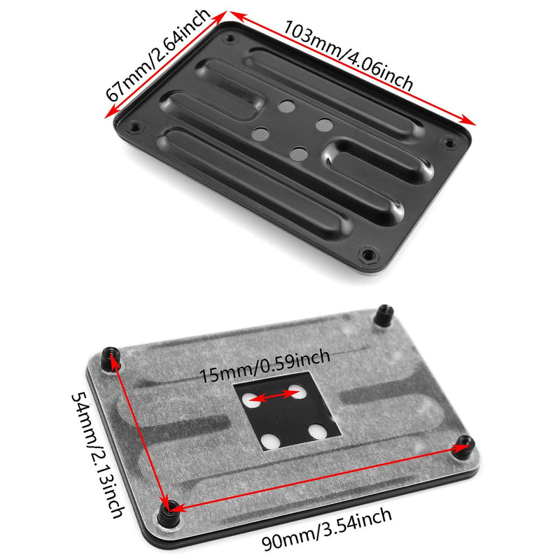  [AUSTRALIA] - DGZZI AM4 Backplane Durable Iron CPU Heatsink Bracket Backplate Back CPU Fan Water Cooling Mounting Sheet Plate for AM4 AMD