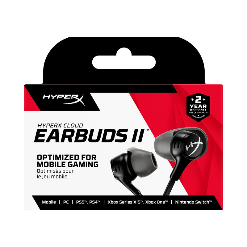  [AUSTRALIA] - HyperX Cloud Earbuds 2 - Black