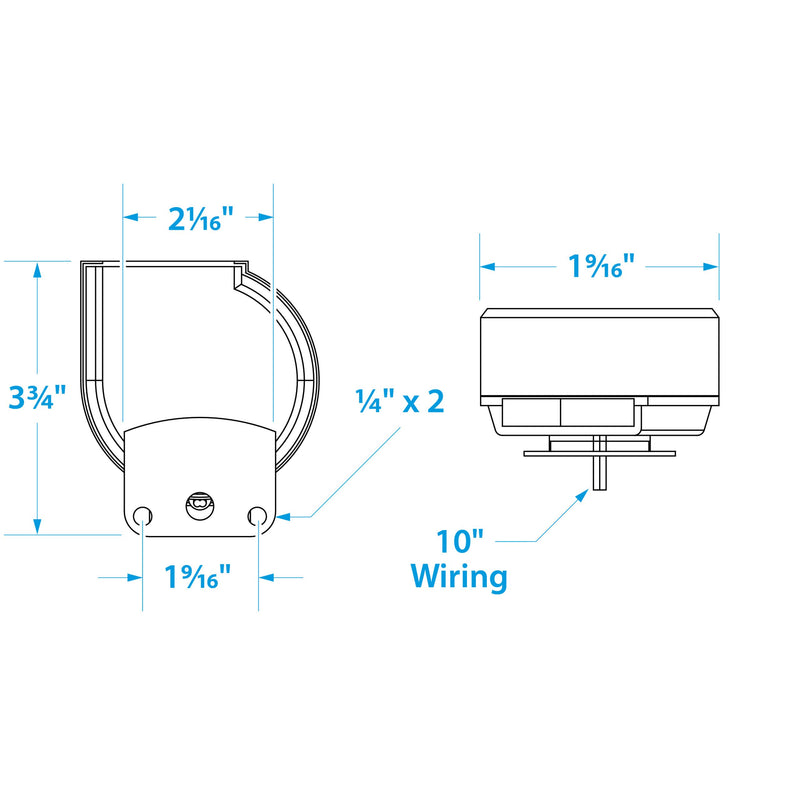  [AUSTRALIA] - SEACHOICE 14501 Compact Electric Horn Single 105 dB