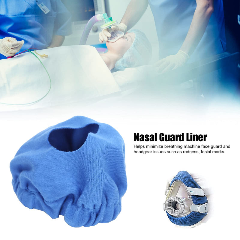  [AUSTRALIA] - Pack of 4 Universal Nasal Guard Liner Face Protection Fabric Cover Breathing Device Accessories, Nose Mask Protective Cover, Headband Protection Pad, Pressure Relief Belt