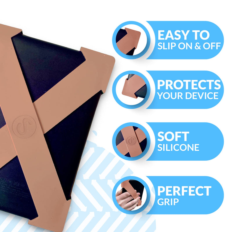  [AUSTRALIA] - Strapsicle Pack of 2 Hand Straps for Paperwhite 11th Generation & Signature Paperwhite | E-Reader Case Compatible with Paperwhite 2022 Large Bondi Blue