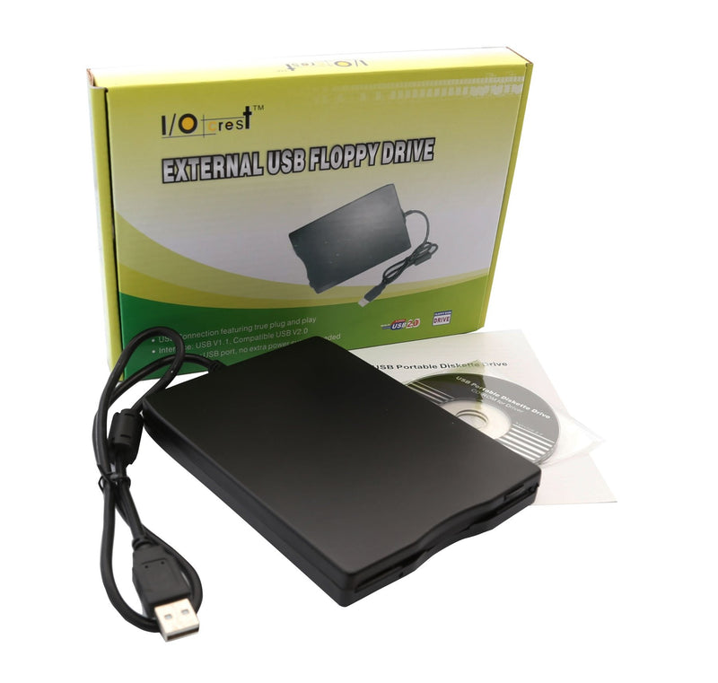  [AUSTRALIA] - SYBA USB Portable 3.5" Floppy Disk Drive, Plug and Play No Drivers Needed, Windows 2000/XP/Vista/7/8/10 Mac OSX Linux (External) NEC Chipset SY-USB-FDD Floppy Drive