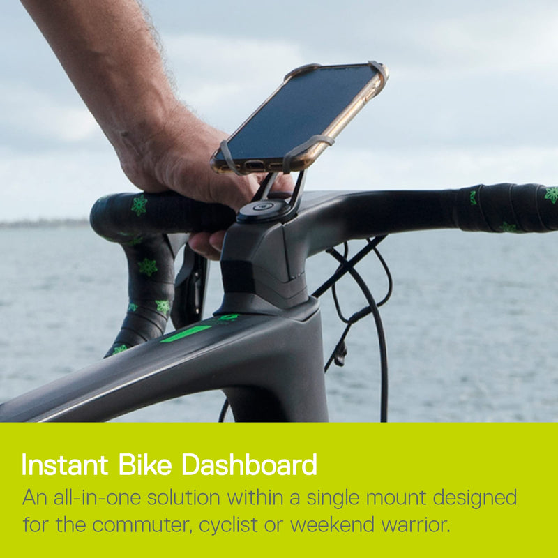  [AUSTRALIA] - Bike Phone Mount by Delta Cycle - Xmount Pro Bicycle Phone Holder Adjusts to Any Handlebar & Fits Any Phone or iPhone - Easily Accessible Bike Accessories for Adult Bikes Xmount Pro Stem