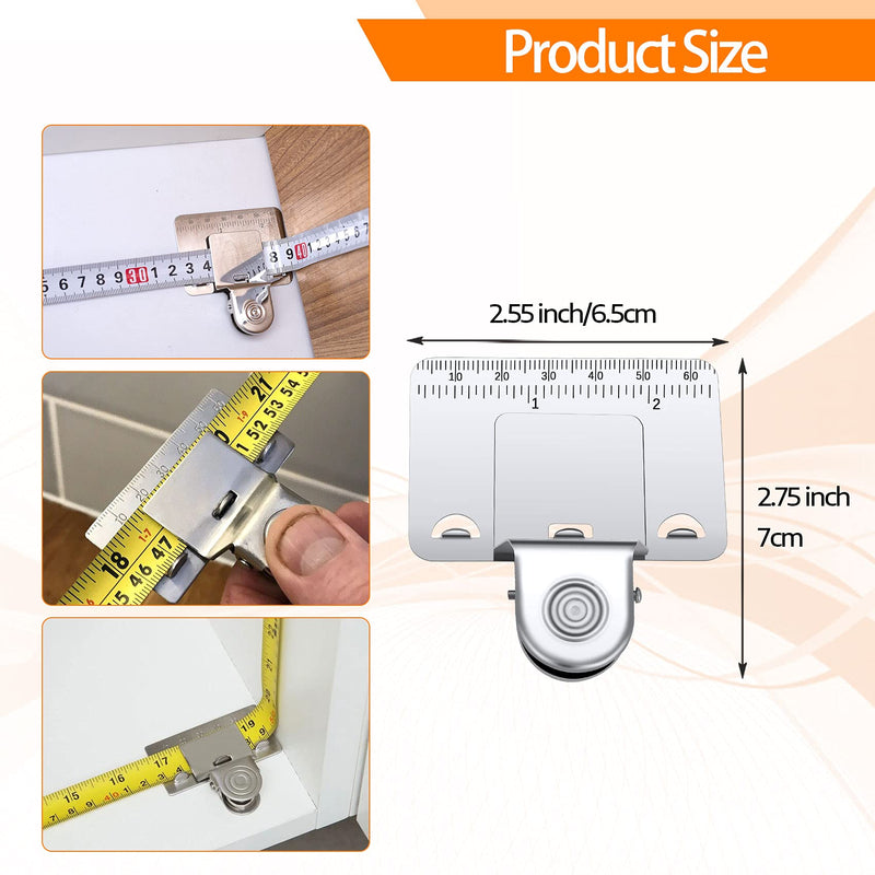  [AUSTRALIA] - OIIKI Measuring Tape Clip，Measure Precision Measuring Tool, Tape Measures Precision Easuring Clip Tool, for Corners