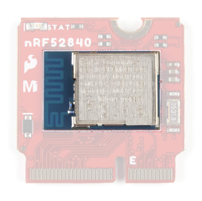  [AUSTRALIA] - SparkFun MicroMod nRF52840 Processor - Modular Interface Ecosystem That Connects nRF52840 microcontroller/Processor Board to Various/Carrier Board peripherals