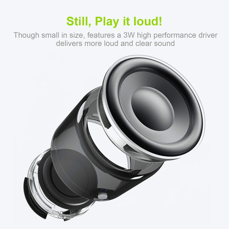 EWA A106 Portable Mini Bluetooth Speaker, Enhanced Bass and High Definition Sound, Portable Design, for iPhone, iPad,Nexus,Laptops and More (Rosegold) RoseGold - LeoForward Australia