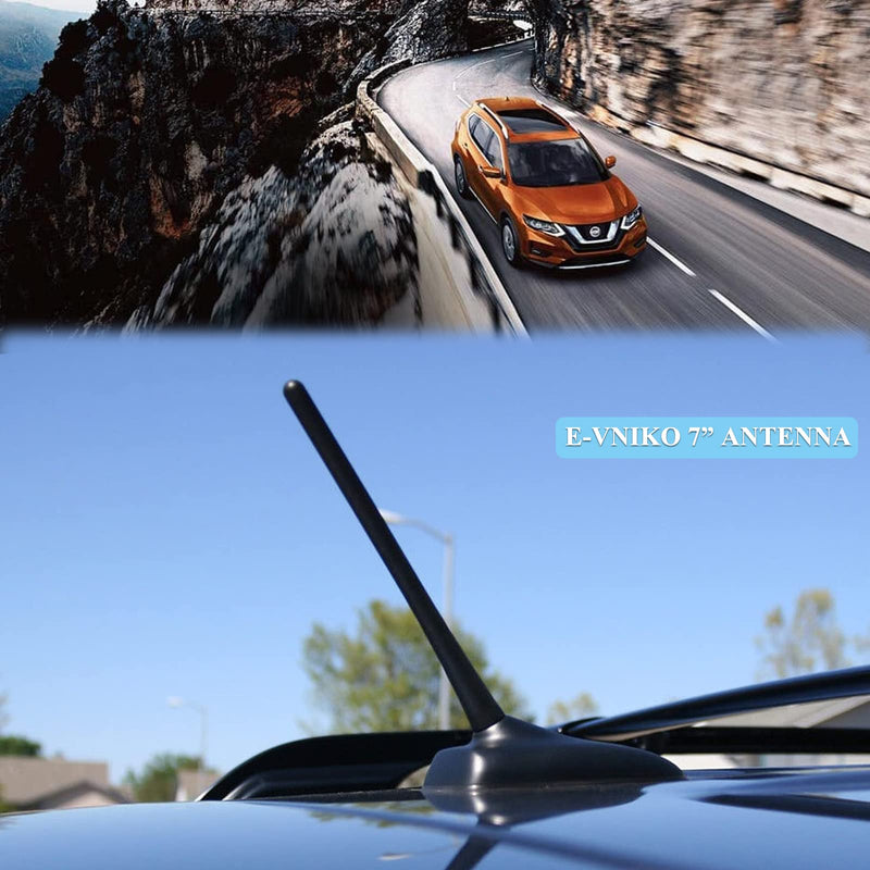  [AUSTRALIA] - E-Vniko 7'' Inch Roof Antenna Compatible for Nissan Rogue 2008-2016 | Versa Sentra Murano Altima Replacement Car Antenna 28215-8H700 | 28215JG40B | 282151FC0A
