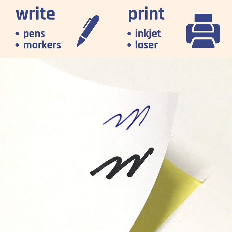  [AUSTRALIA] - (2" x 4") 30 Sheets, Printable White Sticker Labels, Laser/Inkjet Printing - Matte, 10 per Page 2" x 4" | 30 sheets