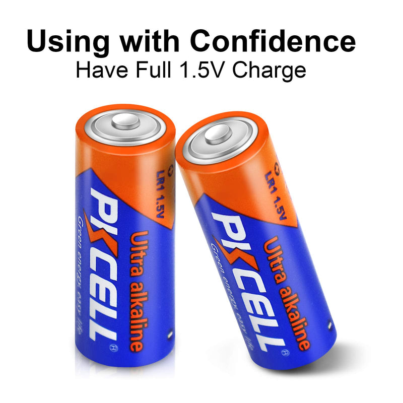 PKCELL N Alkaline Battery1.5V LR1 Long Lasting, All-Purpose N Battery- 4Count - LeoForward Australia