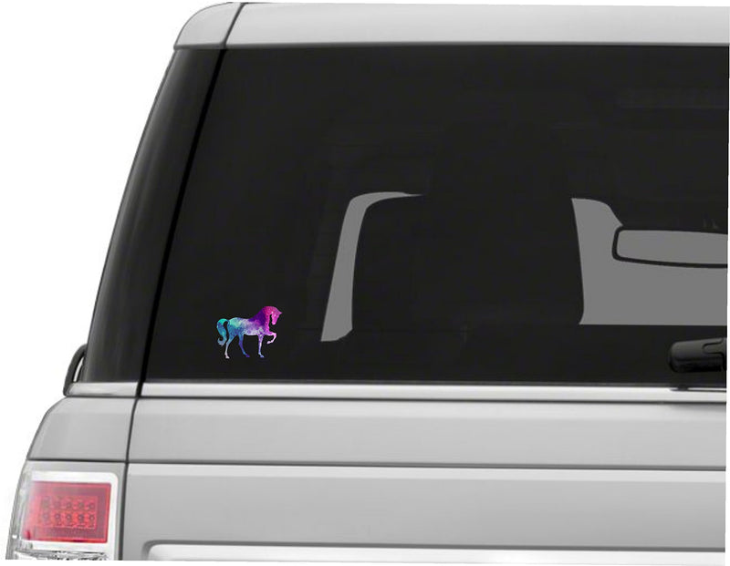 [AUSTRALIA] - Vinyl Junkie Graphics Horse Custom Sticker Graphic Decal for Notebook car Truck Laptop Many Color Options (Starry Sky) Starry Sky