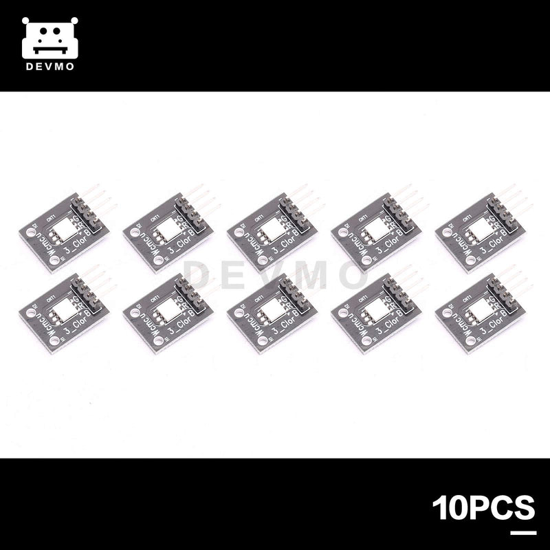  [AUSTRALIA] - DEVMO 10PCS KY-009 5050 Pwm RGB SMD LED Module 3 Color Light Compatible with Ar-duino MCU Raspberry GM