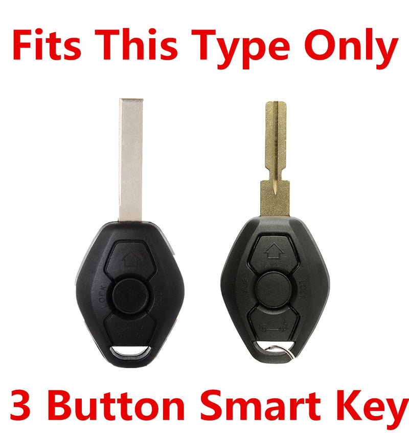  [AUSTRALIA] - Rpkey Silicone Keyless Entry Remote Control Key Fob Cover Case protector For BMW 3 5 7 Series M3 M5 M6 X3 X5 Z3 Z4 Z8 LX9FZV (Gules）