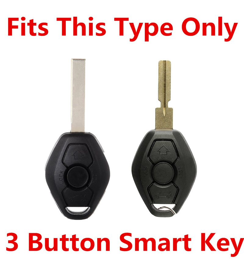 Rpkey Silicone Keyless Entry Remote Control Key Fob Cover Case protector Replacement Fit For BMW 3 5 7 Series M3 M5 M6 X3 X5 Z3 Z4 Z8 LX8FZV - LeoForward Australia