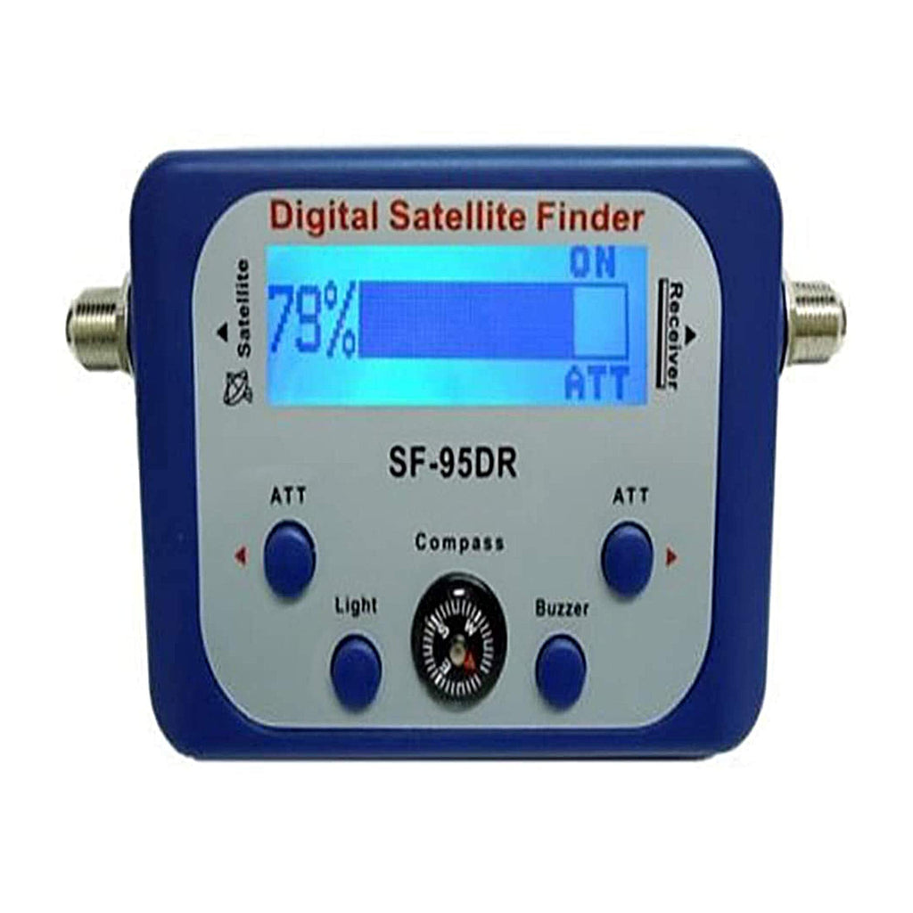  [AUSTRALIA] - AGPTEK Good for Campers Digital Satellite Signal Meter Finder Meter for Dish Network Directv FTA LCD Graphic Display Backlight Compass Buzzer Control LCD2