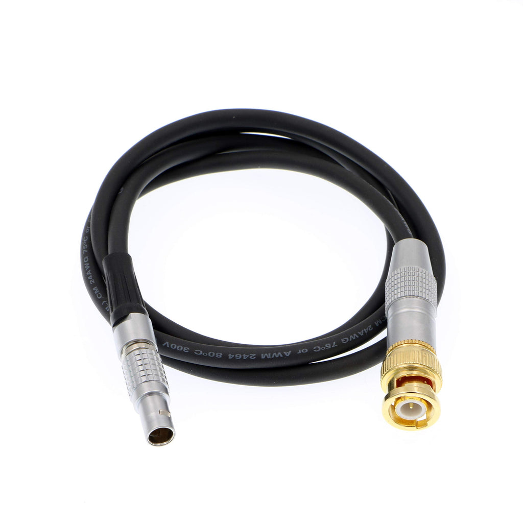  [AUSTRALIA] - Uonecn Time Code TC Cable BNC Male to 0B 5 Pin Plug Cable for ARRI Alexa Sound Devices