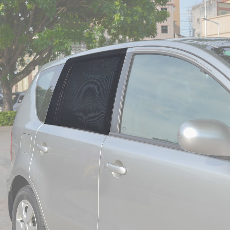TFY Universal Car Rear Side-Door Square-Window Sunshades - for Vehicles with Side Windows 29.5Inch - 41.5Inch W x 19Inch H (Regular Rectangular Window) Regular Rectangular Window - LeoForward Australia