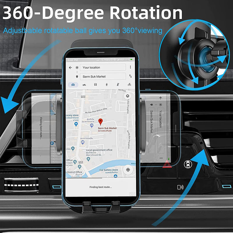  [AUSTRALIA] - Car Phone Holder Air Vent,Car Phone Mount Cradle for iPhone 13/14 Pro/13 Pro Max/11 12 Mini/14 Plus/XR XS SE 2020 2022,LG K51 G8 G8X Thinq Q70,Velvet,Stylo 6 5,Oneplus 8T 8 9 Pro Nord N200 N100 N10 5G