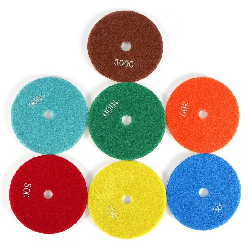  [AUSTRALIA] - 5" Polishing Pads Grinding Disc, Polishing Disc for Granite Concrete Marble Stone Polishing 125mm(50 Grit) 50 Grit