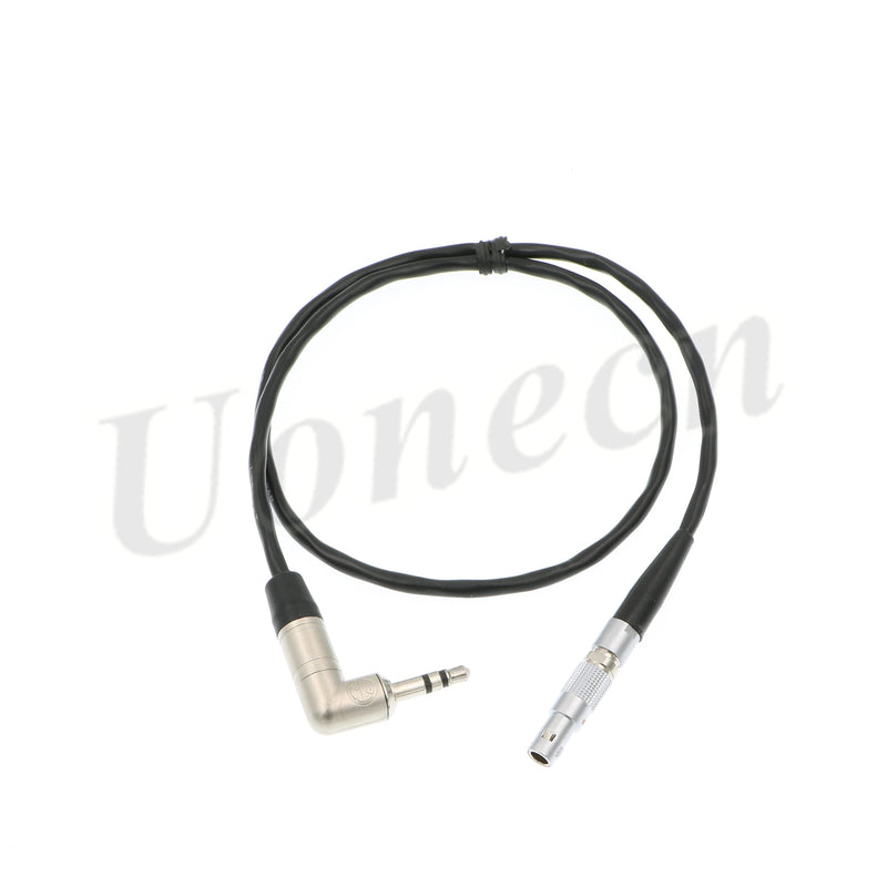  [AUSTRALIA] - Uonecn Red Epic time Code line 00B 4 pin Male to Easync Synchronize Right Angle 3.5mm Audio Head