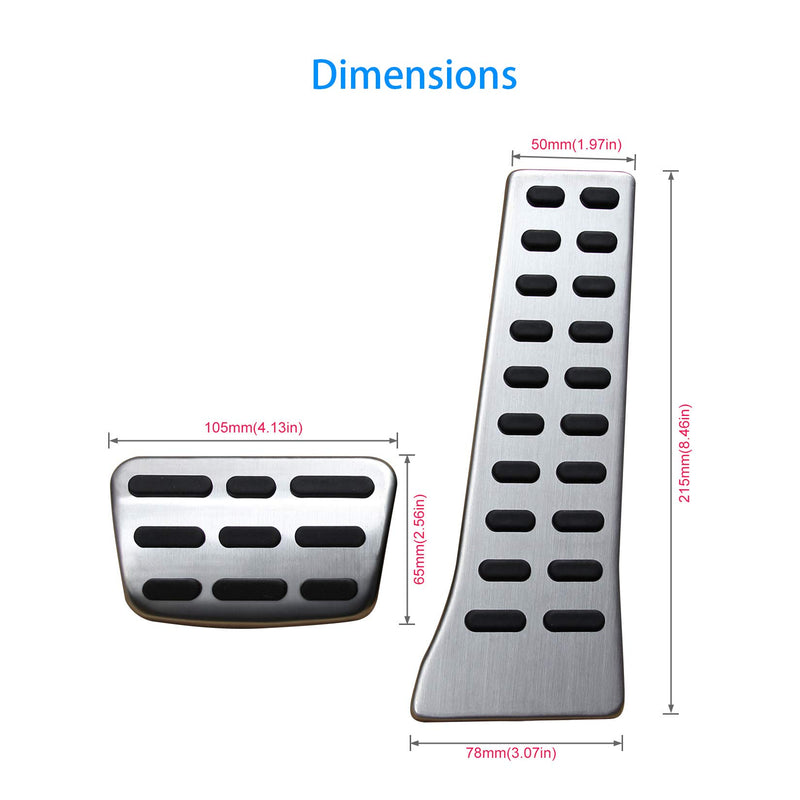  [AUSTRALIA] - AutoBig Gas Brake Pedal Cover for Hyundai Tucson Santa Fe Sonata Kia Optima Sorento Sportage