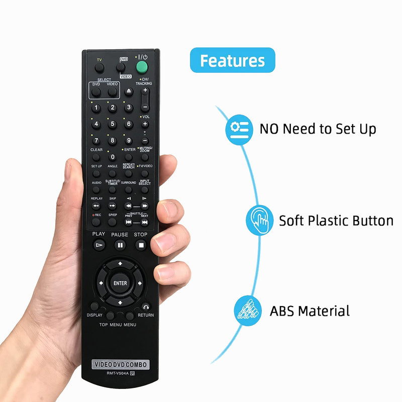  [AUSTRALIA] - Replacement Remote Control for Sony DVD/VHS Combo Player SLV-D370P SLV-D380P SLV-D350P SLV-D360P SLV-D500P SLV-D281P