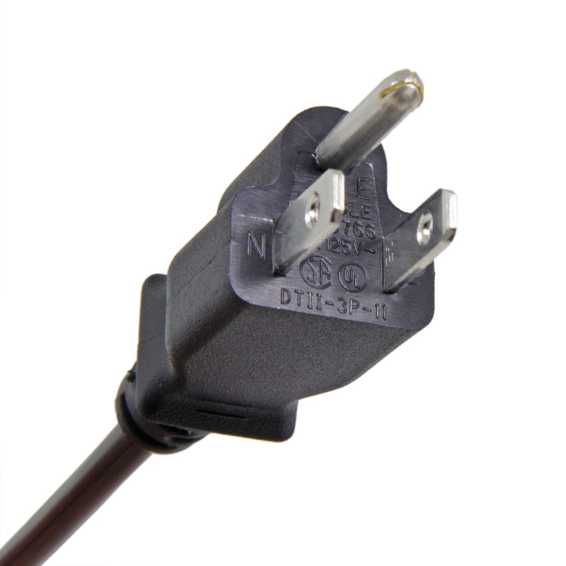Computer Power Cord, Ancable 10ft 3 Prong Right Angle Heavy Duty AC Cables for PC Monitor TV iMac Projector, etc Other Standard IEC C13 Cord - LeoForward Australia