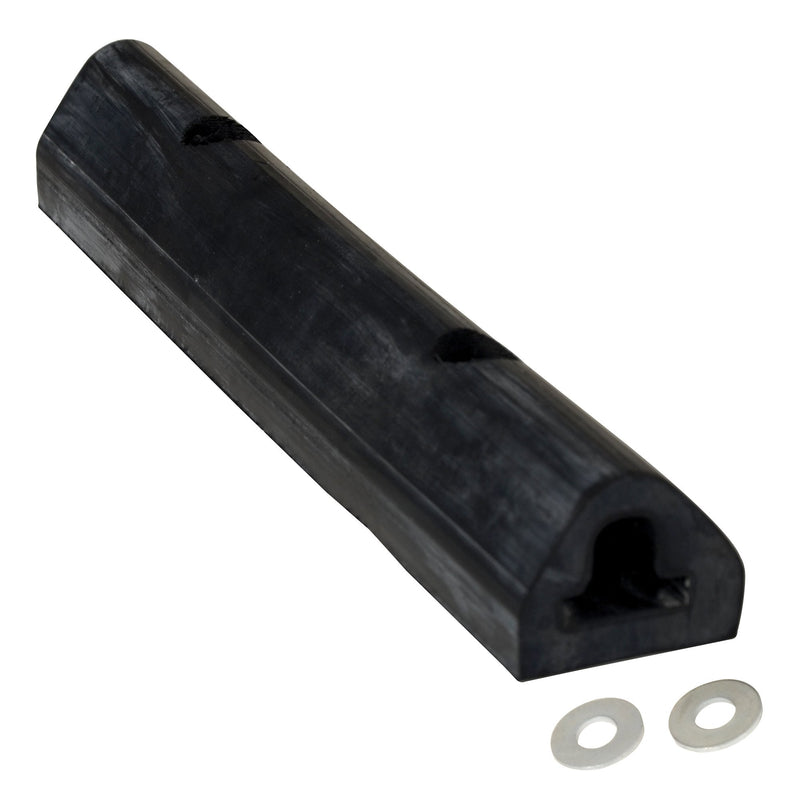  [AUSTRALIA] - Vestil M-2-12 Rubber Extruded Bumper, 12" Length, 2" Width, 1-3/4" Depth,Black 12 inches Length, 2 inches Width, 1-3/4 inches Depth